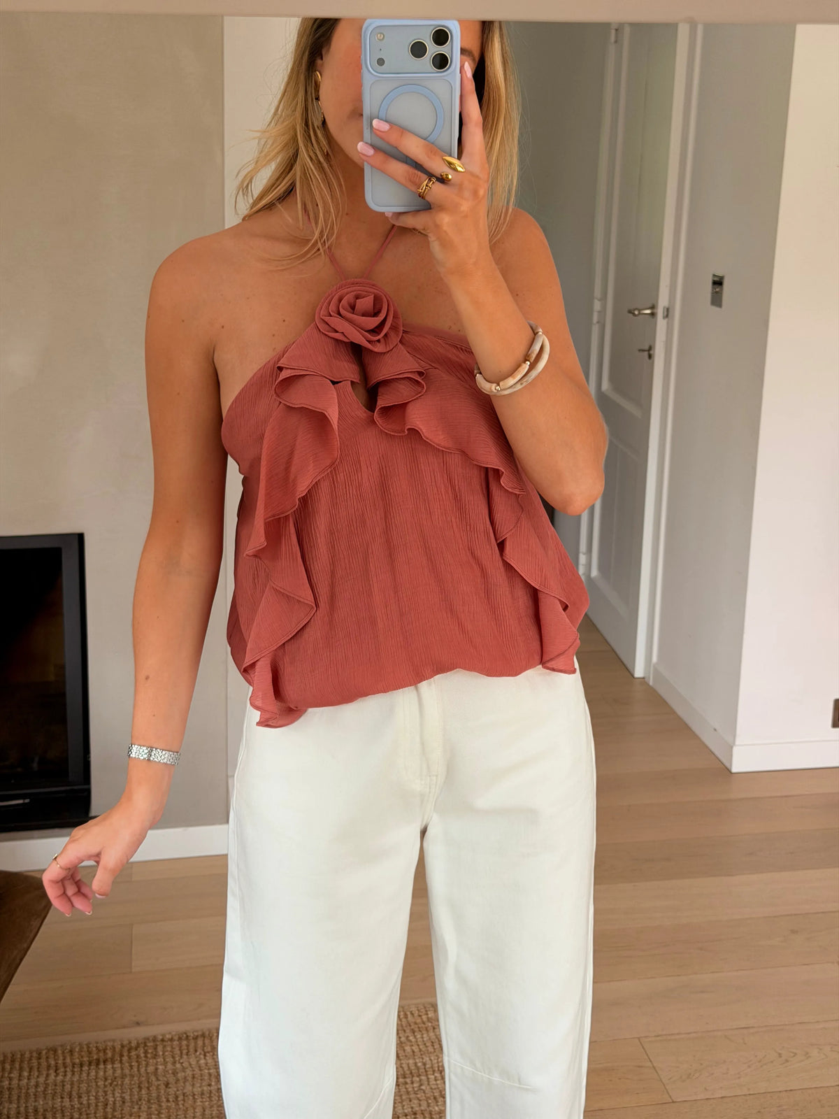 Terracotta Shelby Top