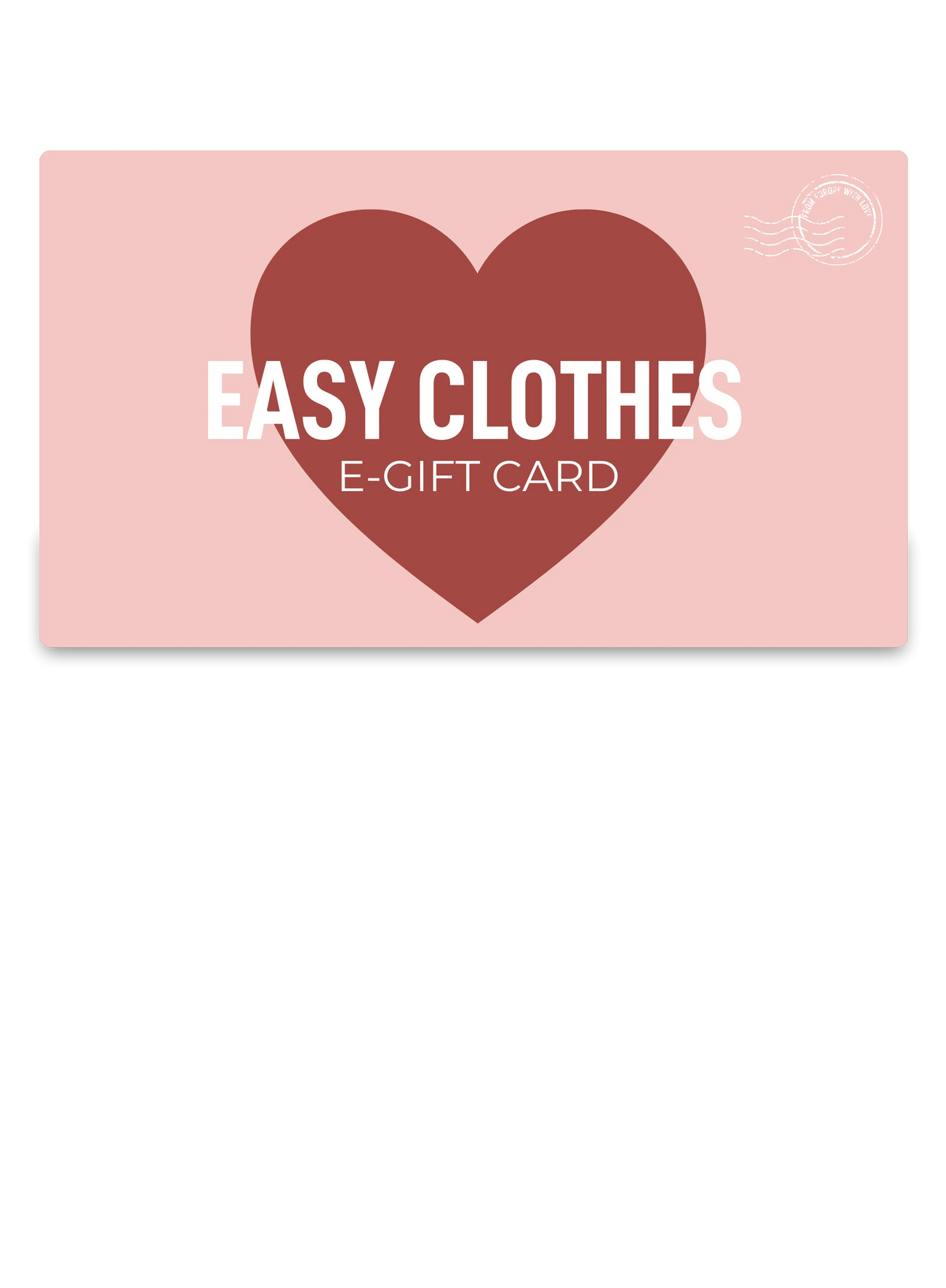 Easy Clothes Gift Cards