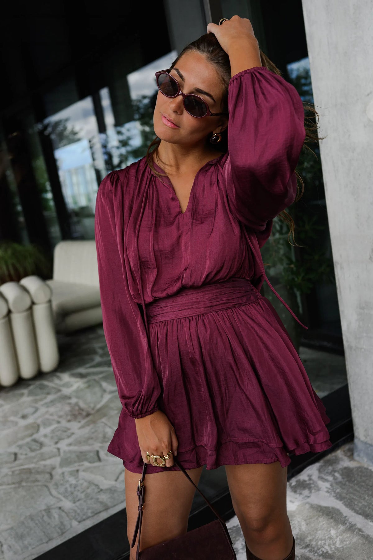 Plum Sabina Dress