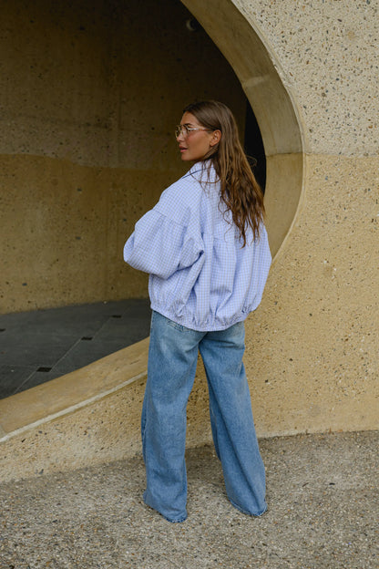 Mauve Checkered Yann Jacket