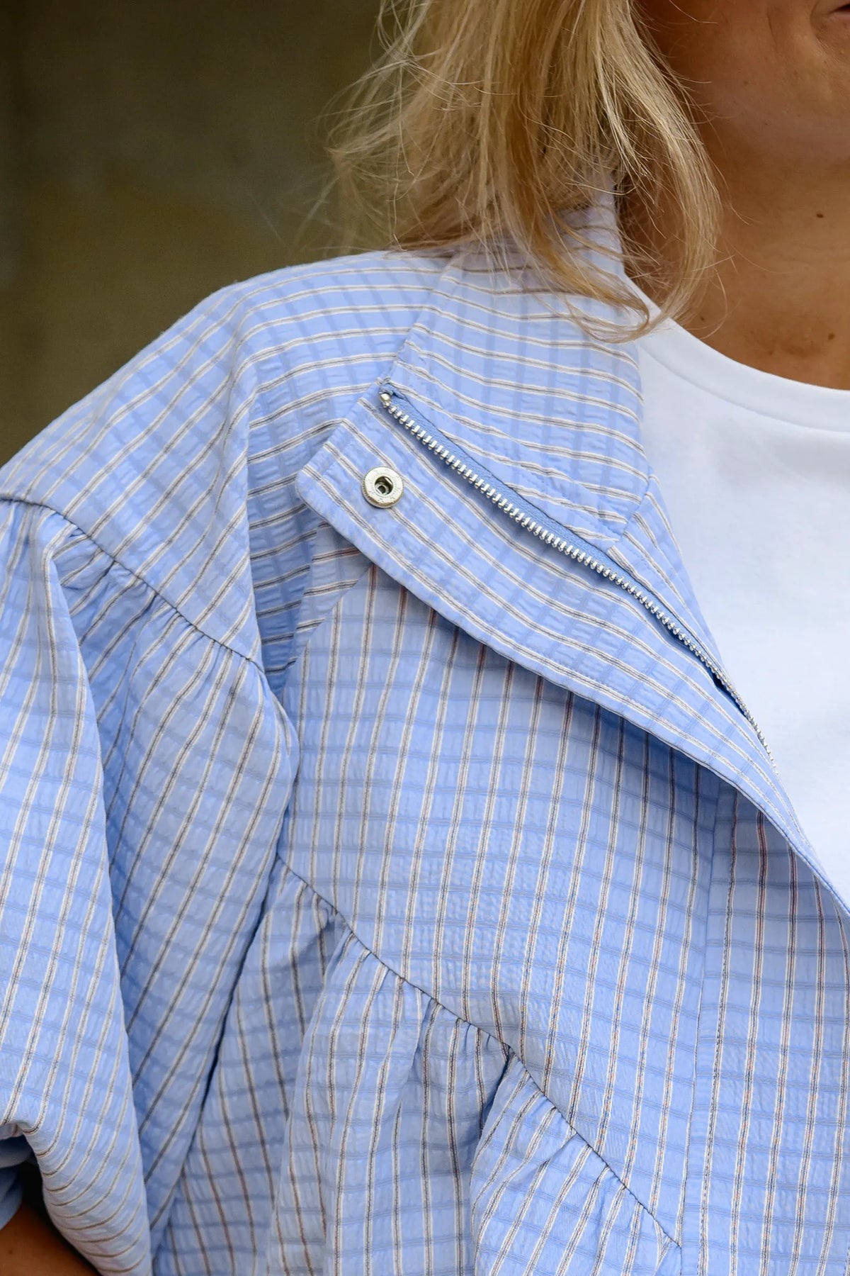 Mauve Checkered Yann Jacket