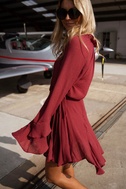 Brick Zora Dress
