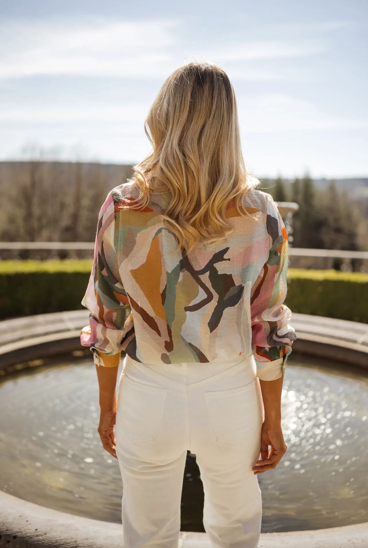 Patterned Babou Shirt