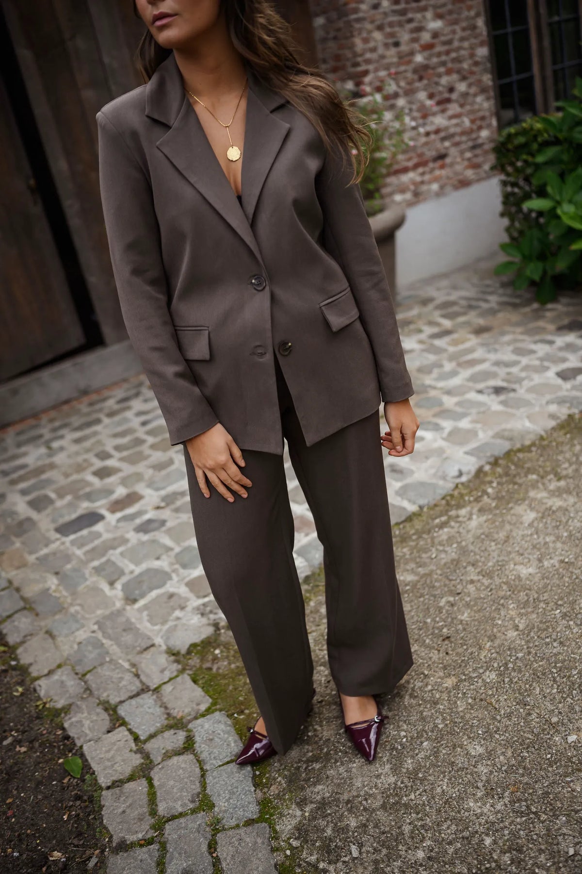 Taupe Bossy Blazer