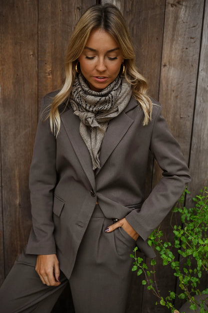 Taupe Bossy Blazer