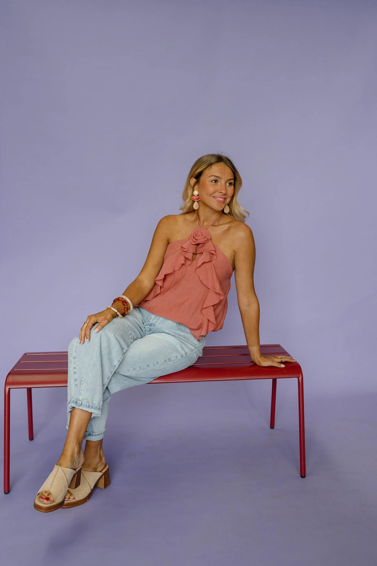 Terracotta Shelby Top